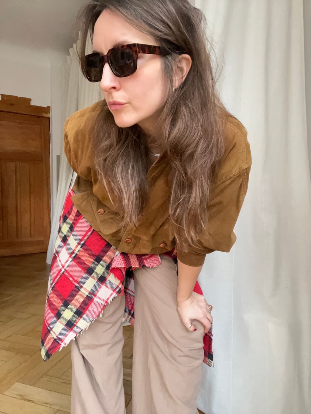 Spódnica w kratę UNISEX