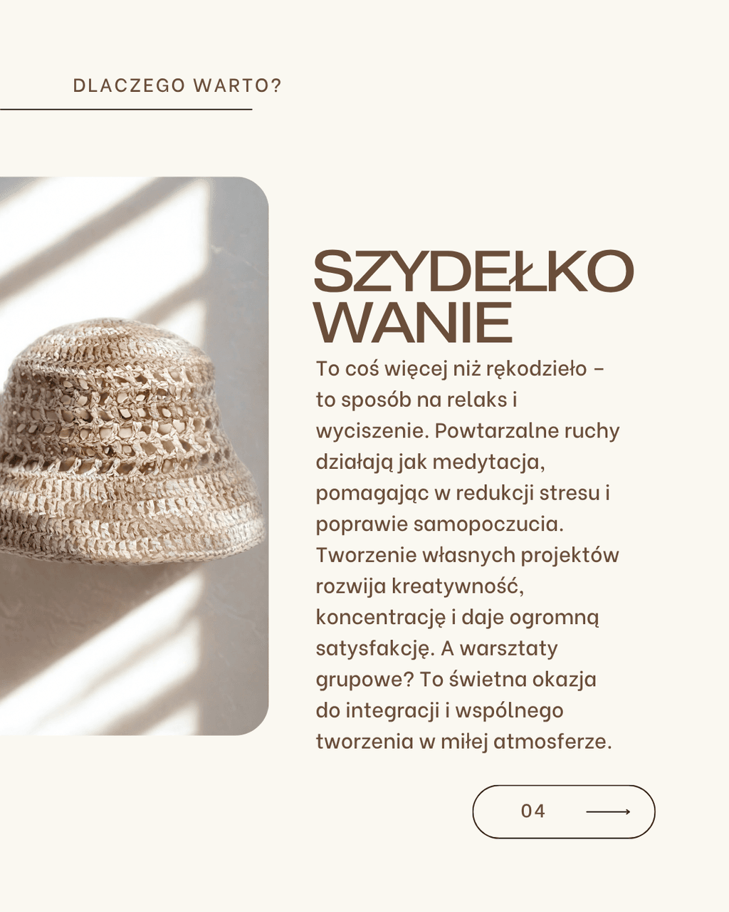 Warsztaty bucket hat na szydełku