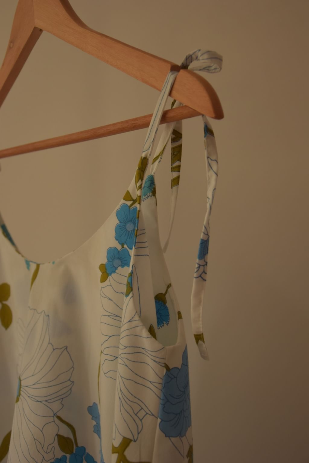 Upcycled - Sukienka z bawełny pościelowej 