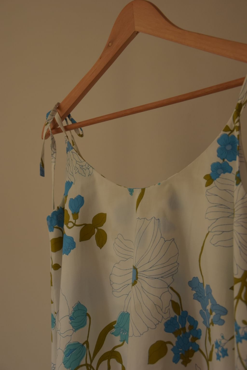 Upcycled - Sukienka z bawełny pościelowej 