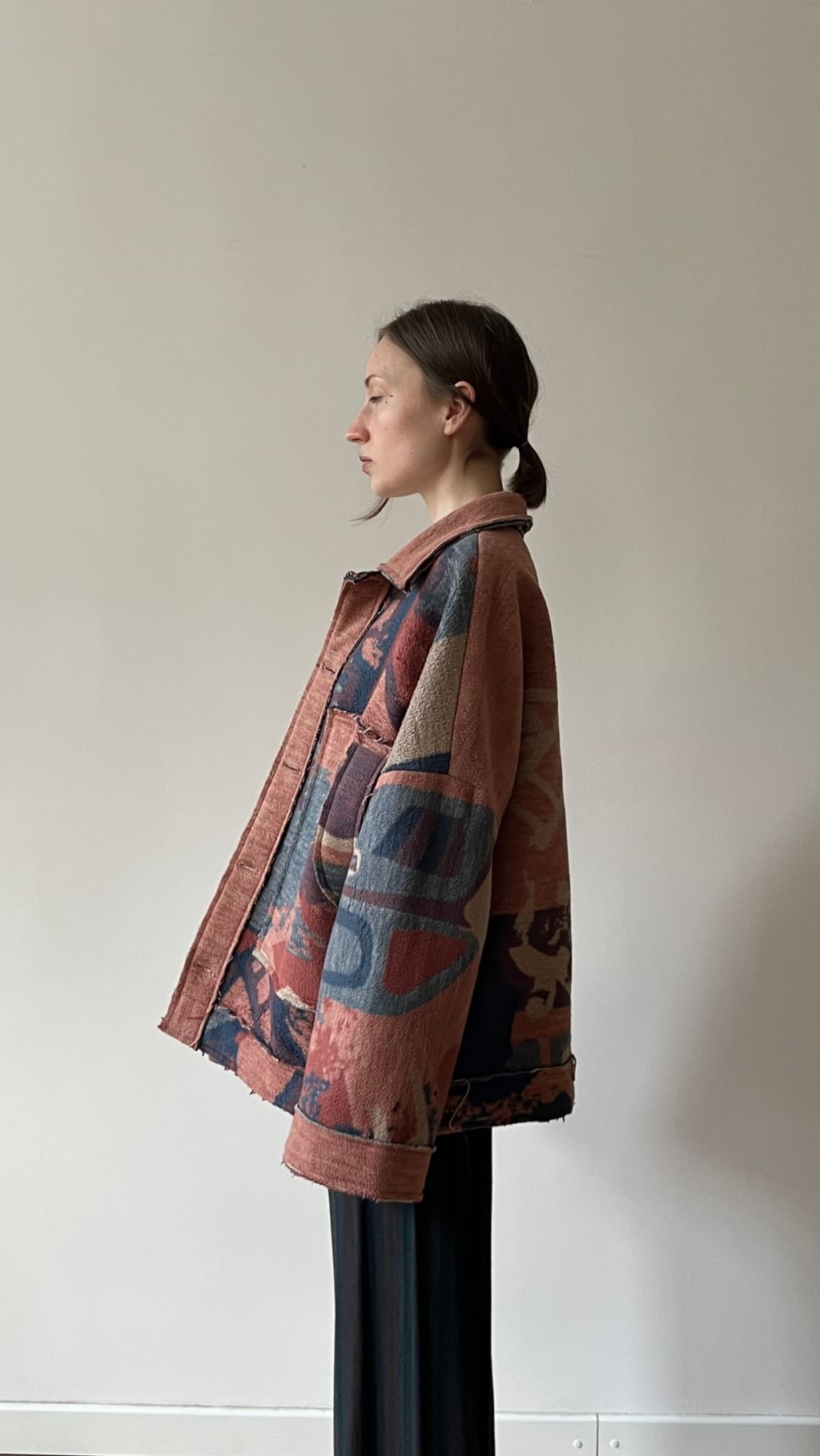 Kurtka z koca vintage