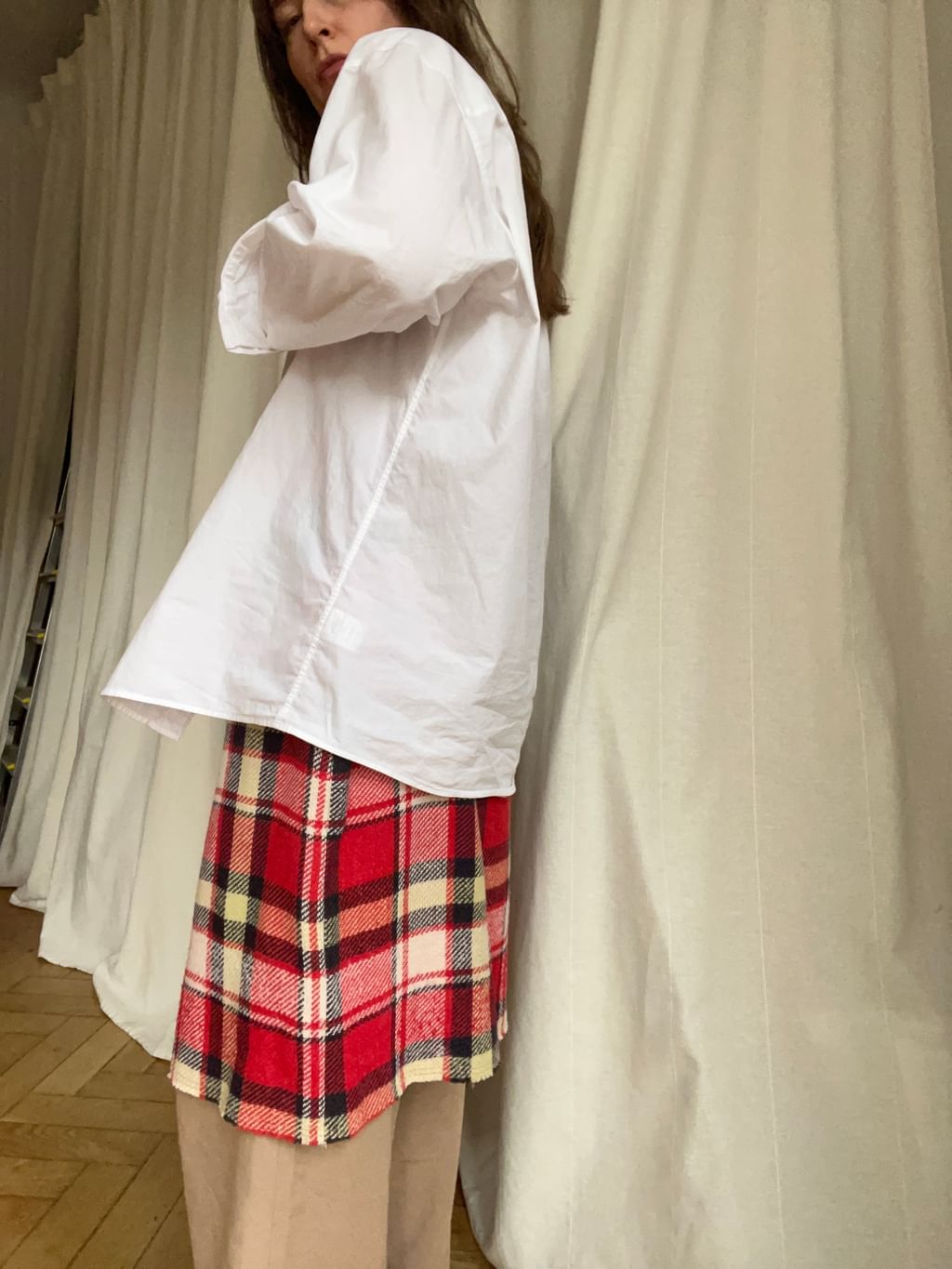 Spódnica w kratę UNISEX