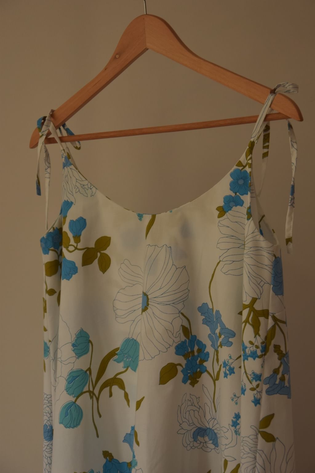 Upcycled - Sukienka z bawełny pościelowej 
