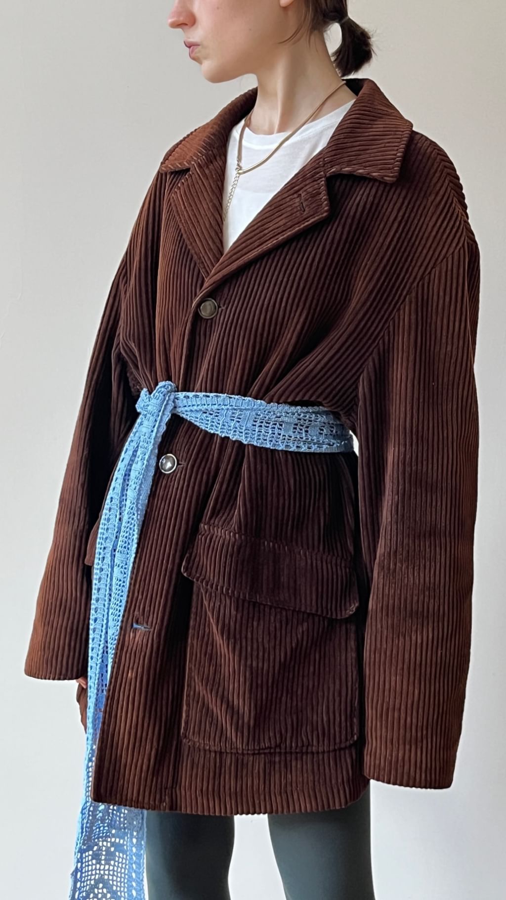 Marynarka sztruksowa vintage.