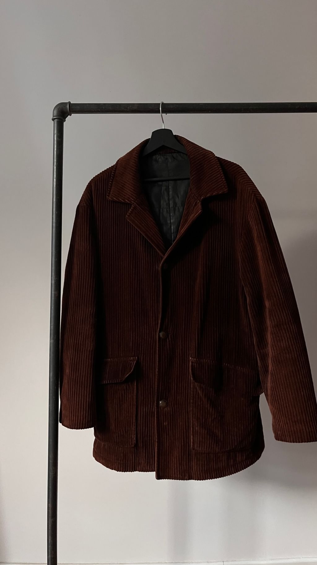 Marynarka brązowy gruby sztruks 