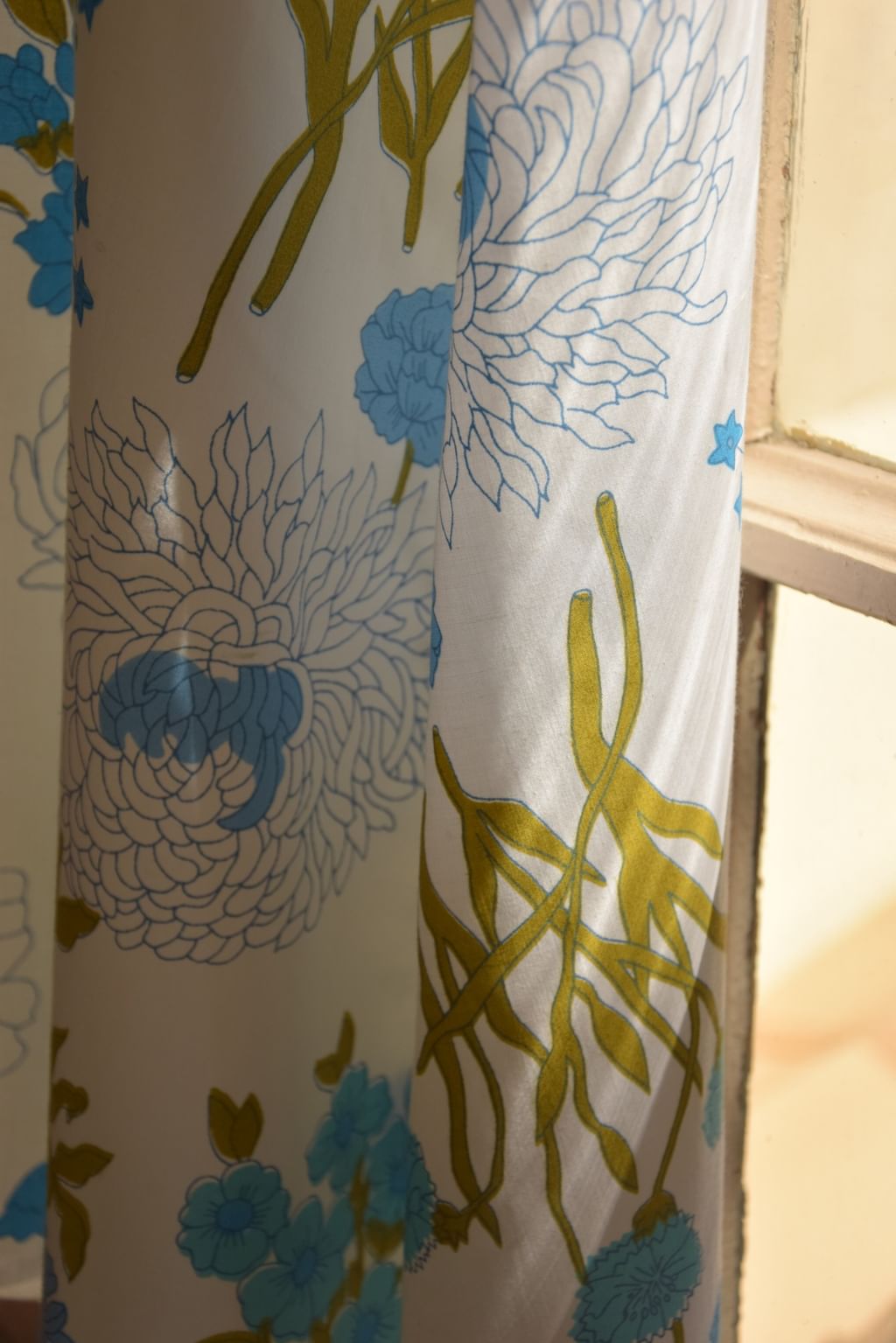 Upcycled - Sukienka z bawełny pościelowej 