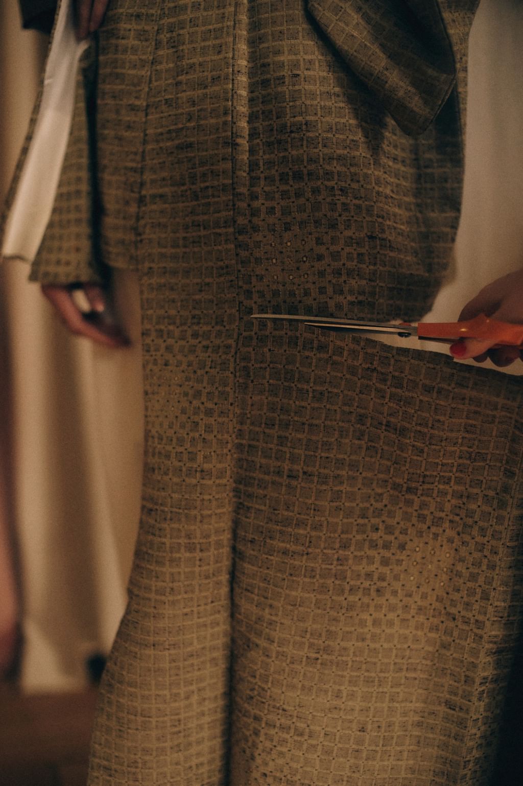 Jedwabne ręcznie szyte japońskie kimono haori 