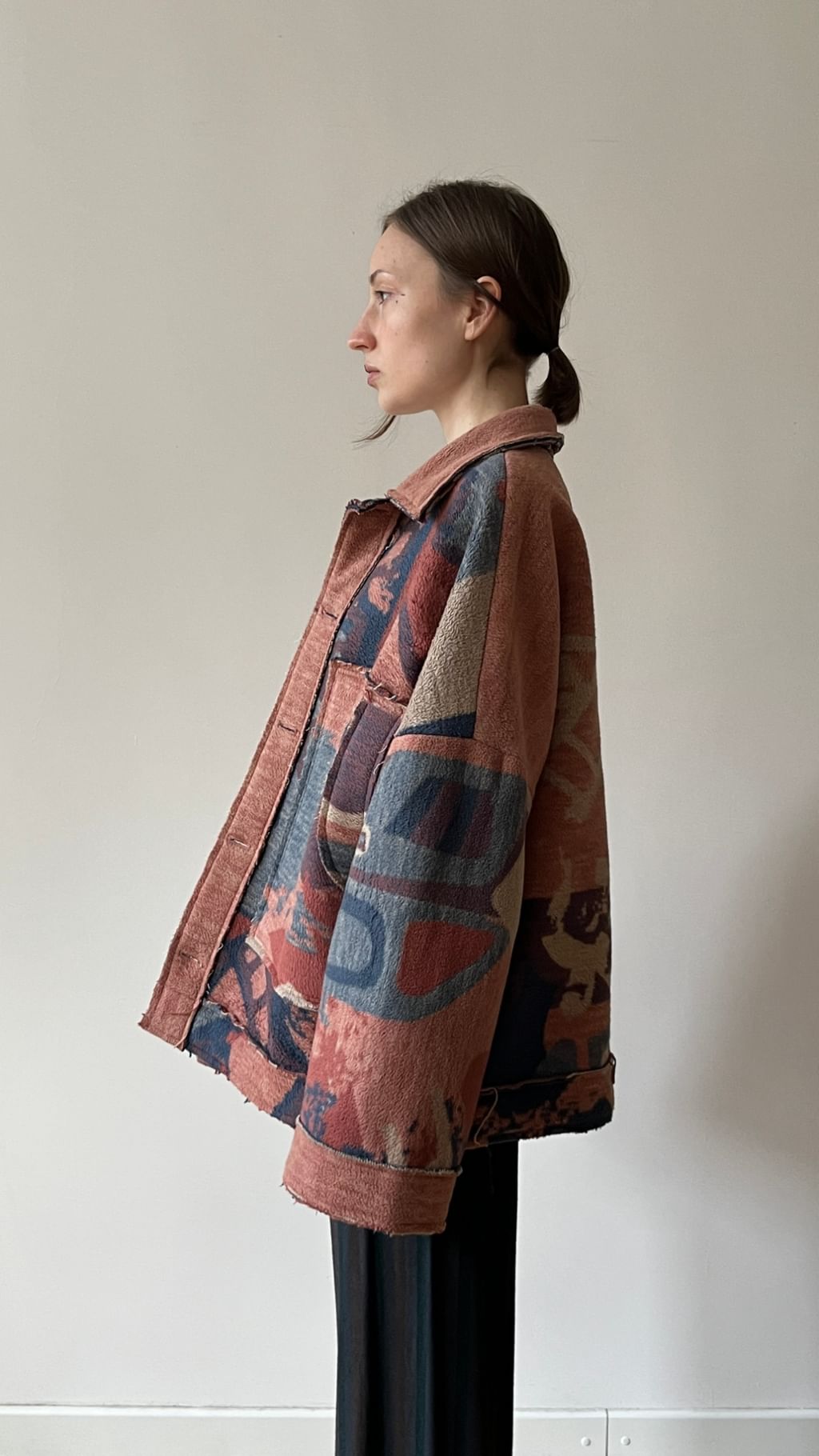 Kurtka z koca vintage