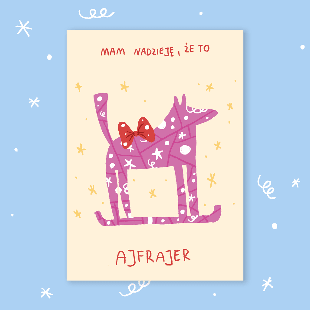 Pocztówka "Ajfrajer"