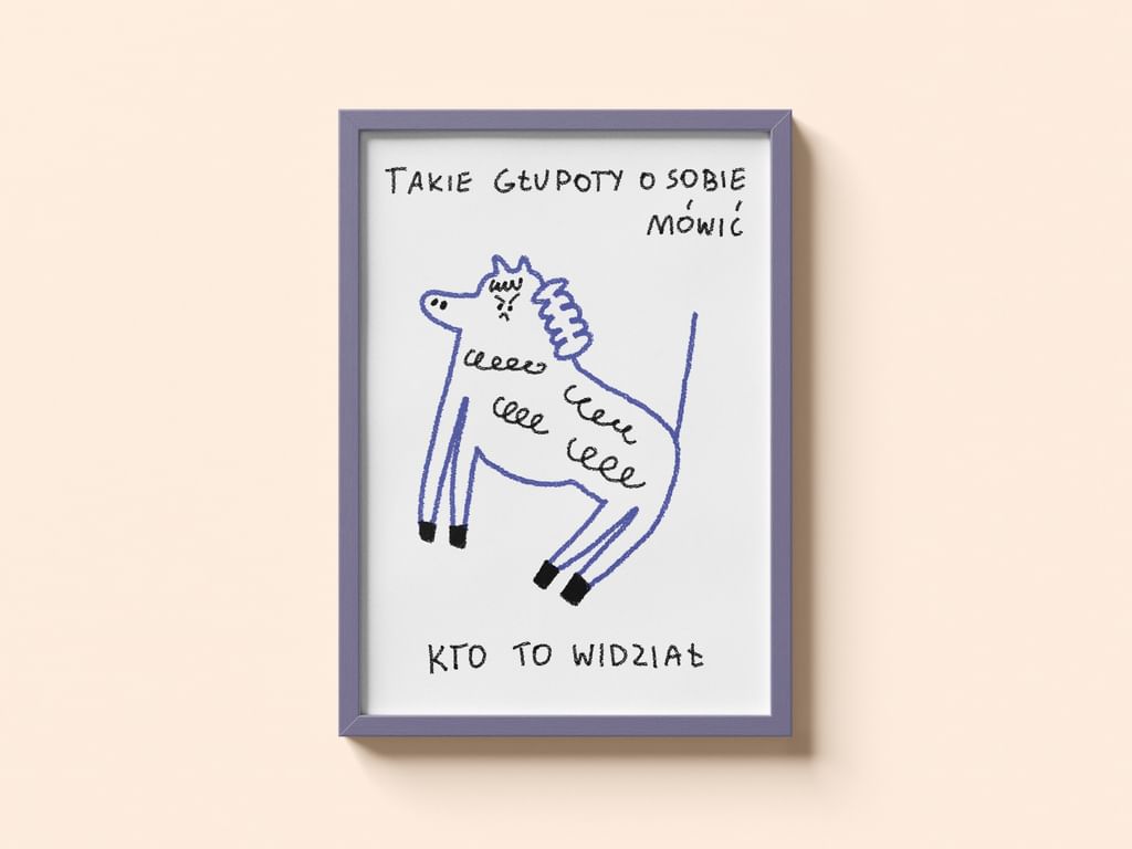 Plakat "Głupoty" 