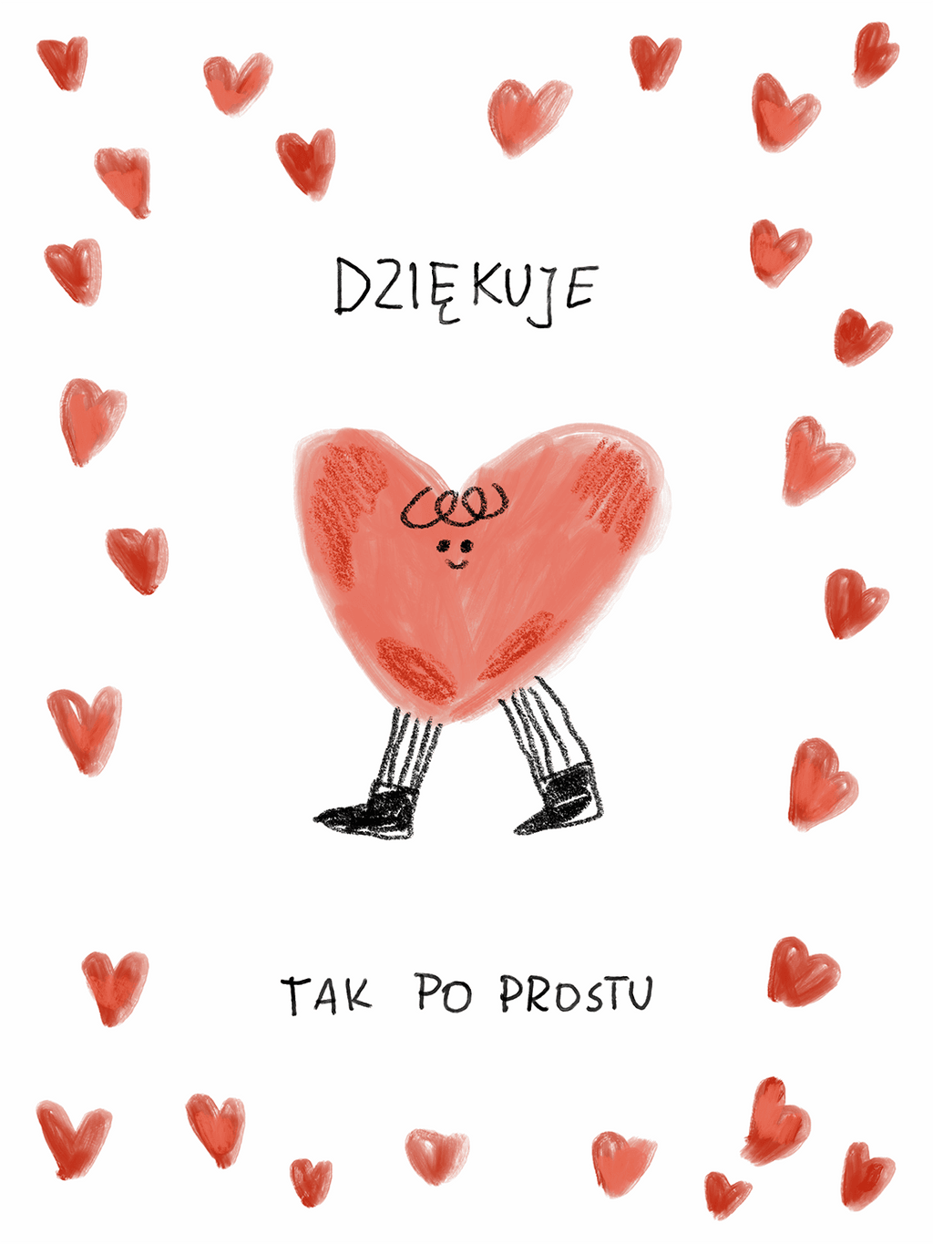 Plakat "Dziękuje"