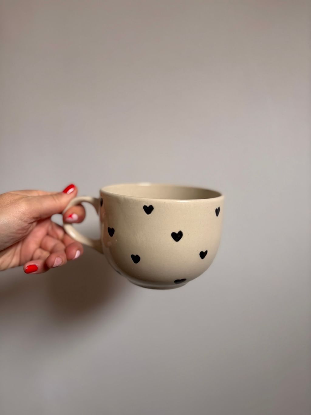 Filiżanka MAXI max 600 ml w serduszka