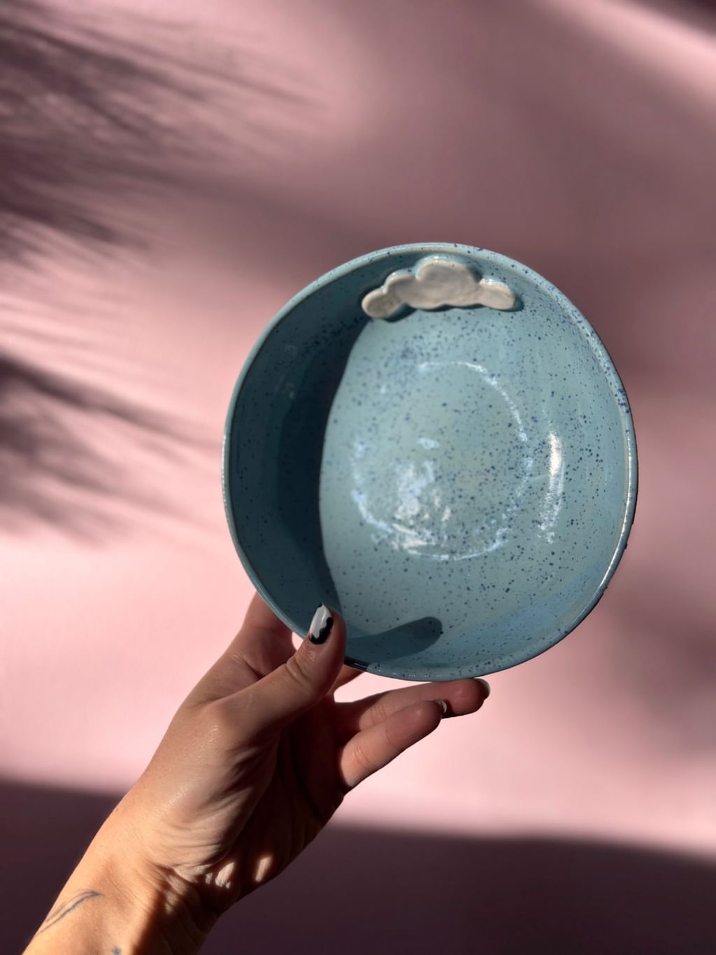 Miska "owsiankowa" niebieska z chmurką