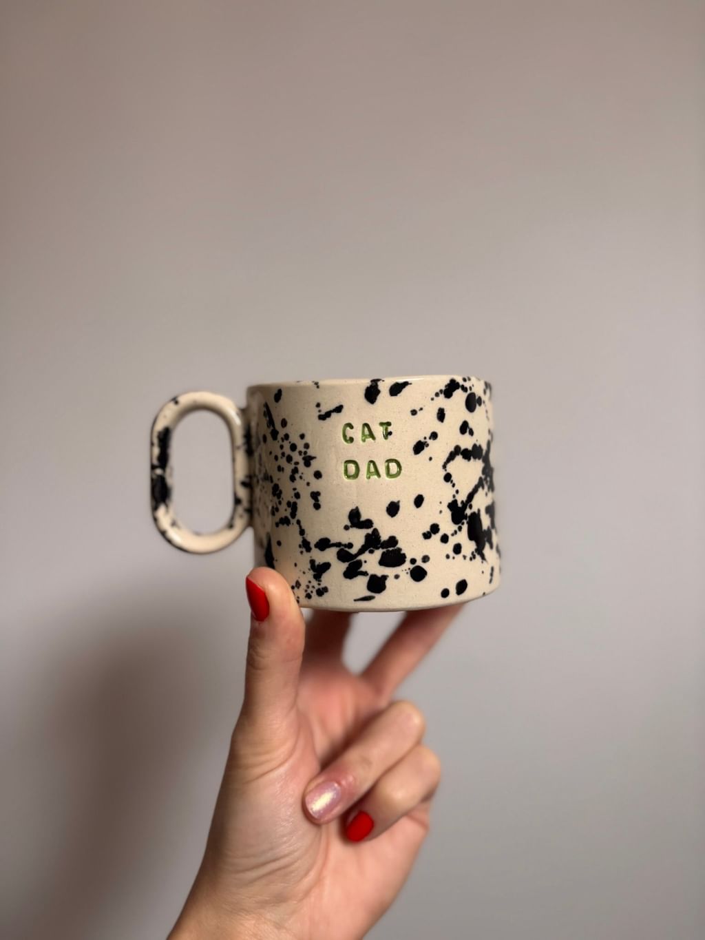 Kubek COCO z napisem CAT DAD 