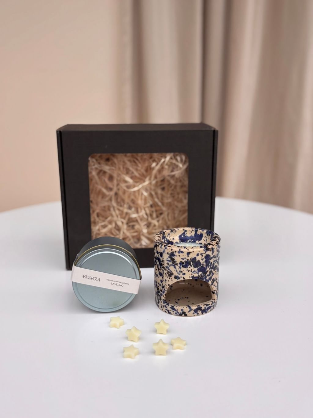 Zestaw kominek + woski zapachowe