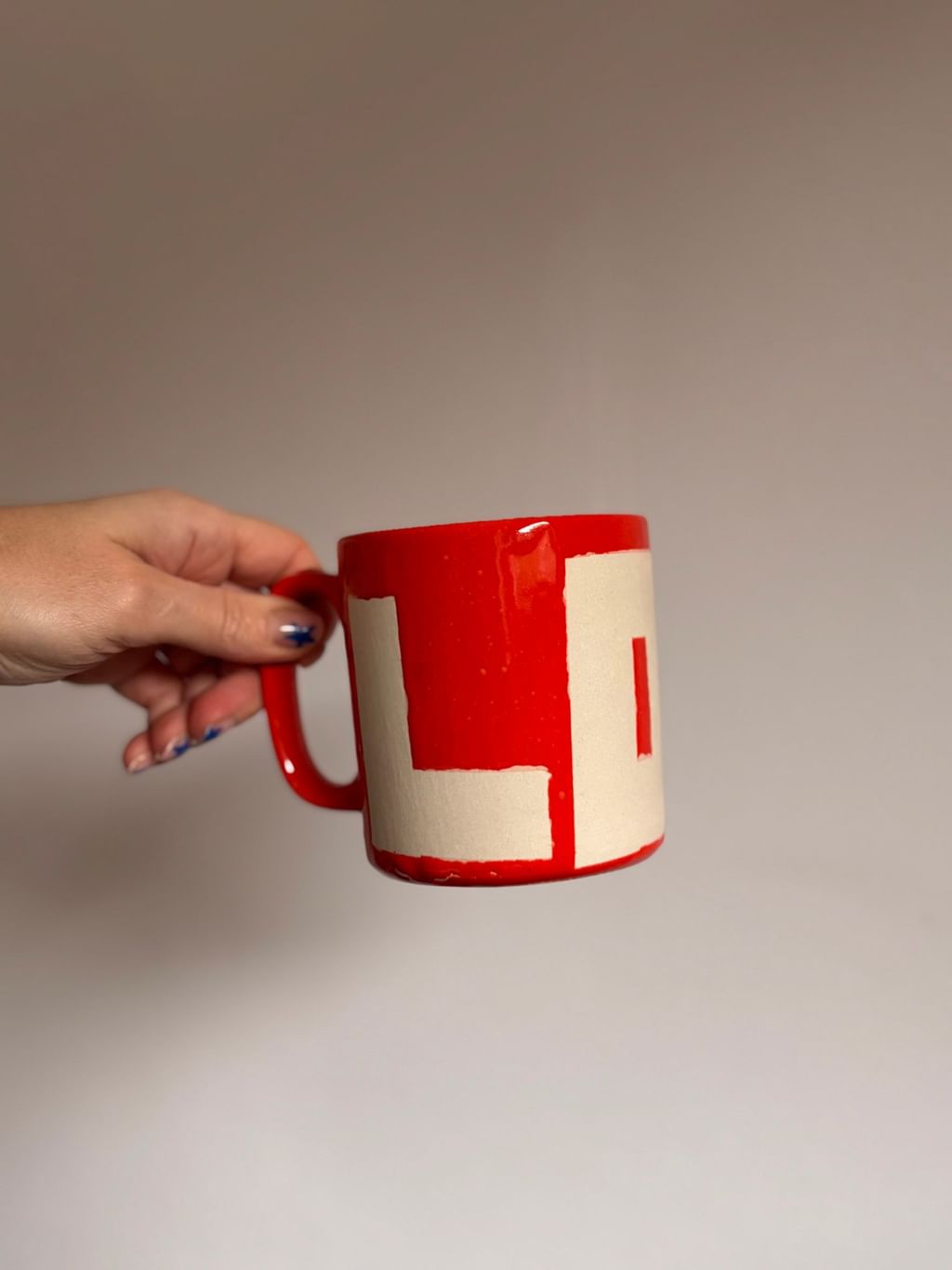 Kubek FIKA z napisem LOVE