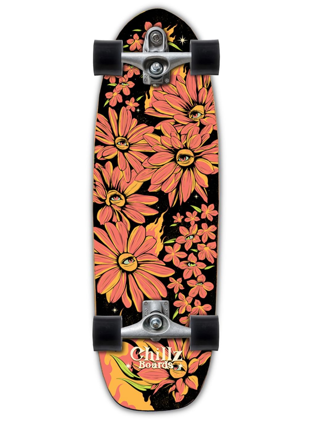 Chillz® Blooming Eye Surfskate - Cruiser 30,7"   