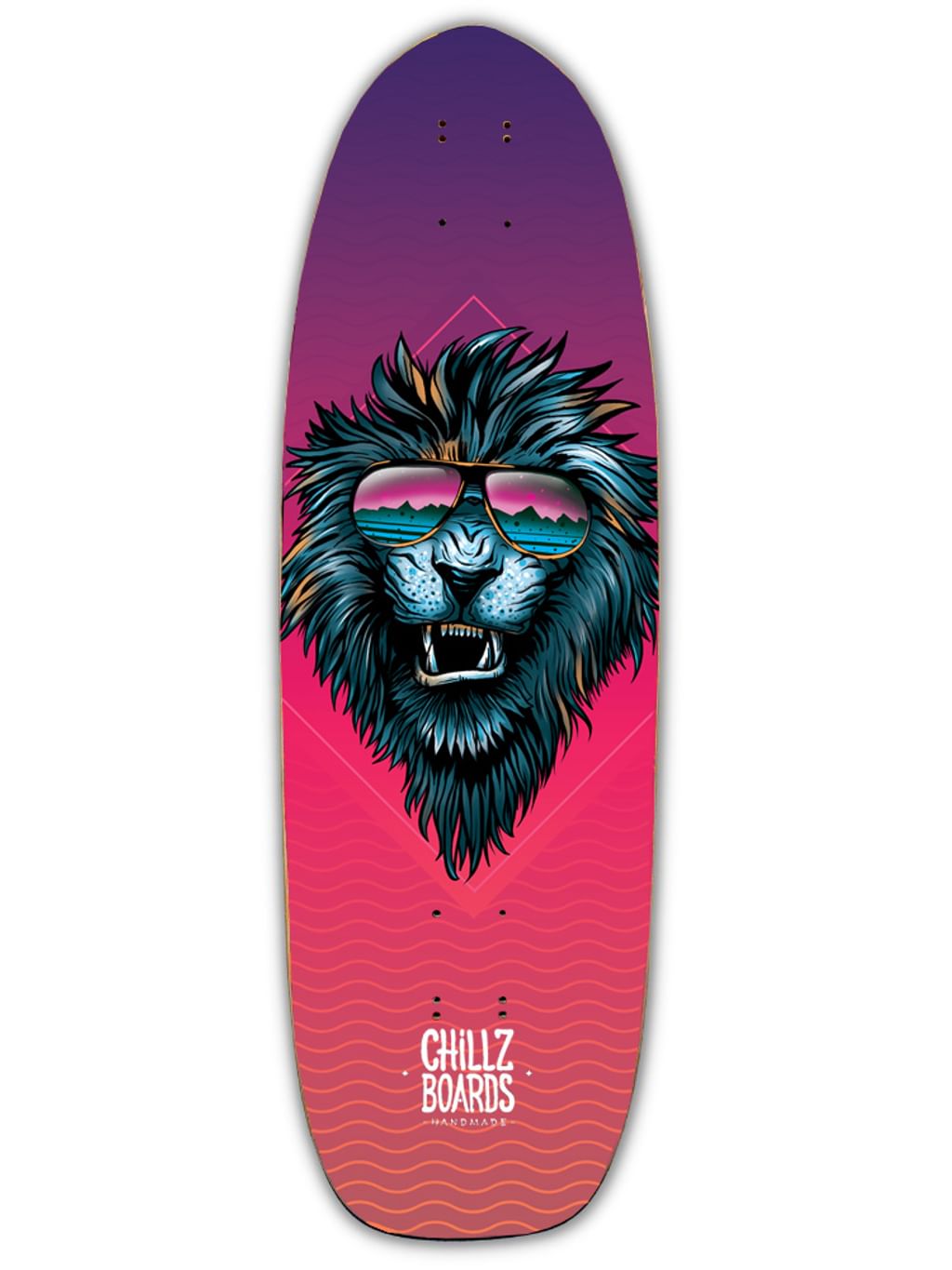 Chillz® Surf Lion Surfskate - Cruiser 30,7" Bambus    