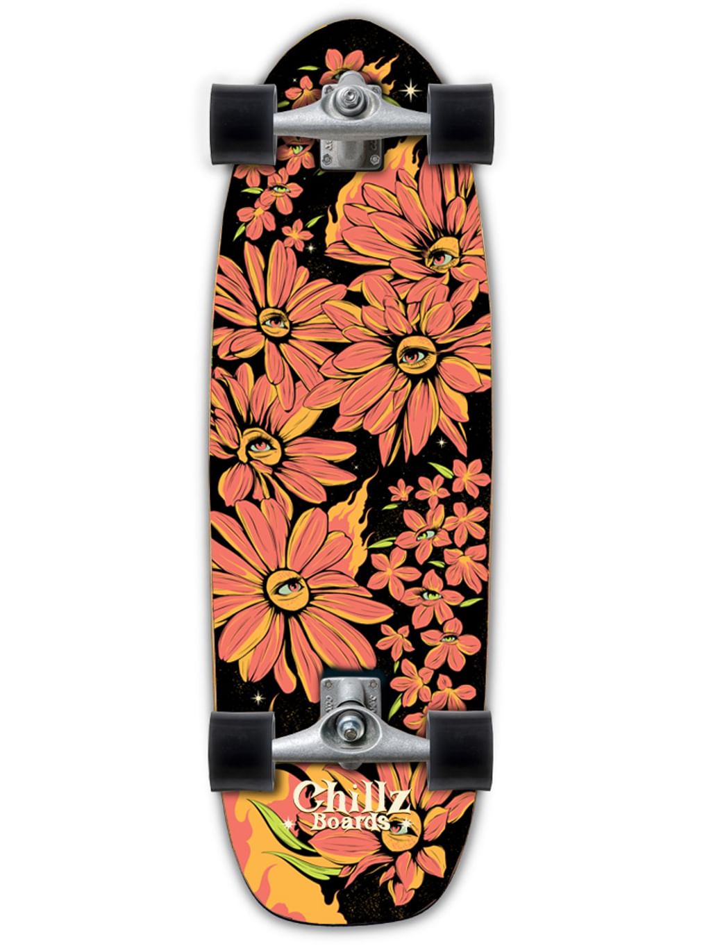 Chillz® Blooming Eye Surfskate - Cruiser 30,7"   