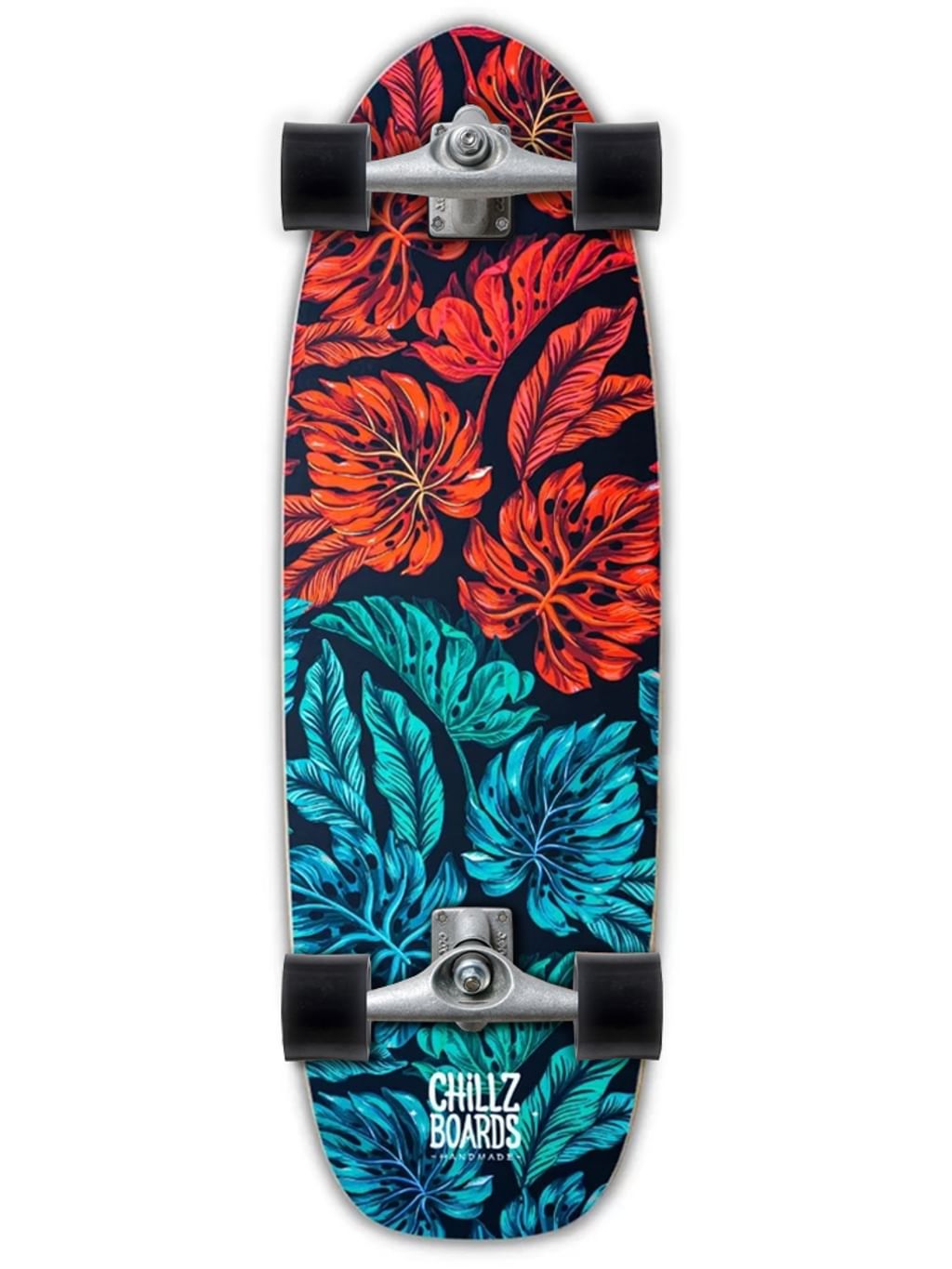 Chillz® Hypnotic Seaweed Surfskate - Cruiser 30,7" Bambus 