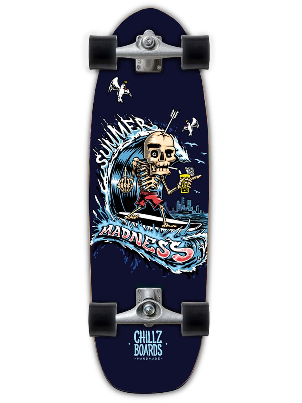 Chillz® Madness Surfskate - Cruiser 30,7"   