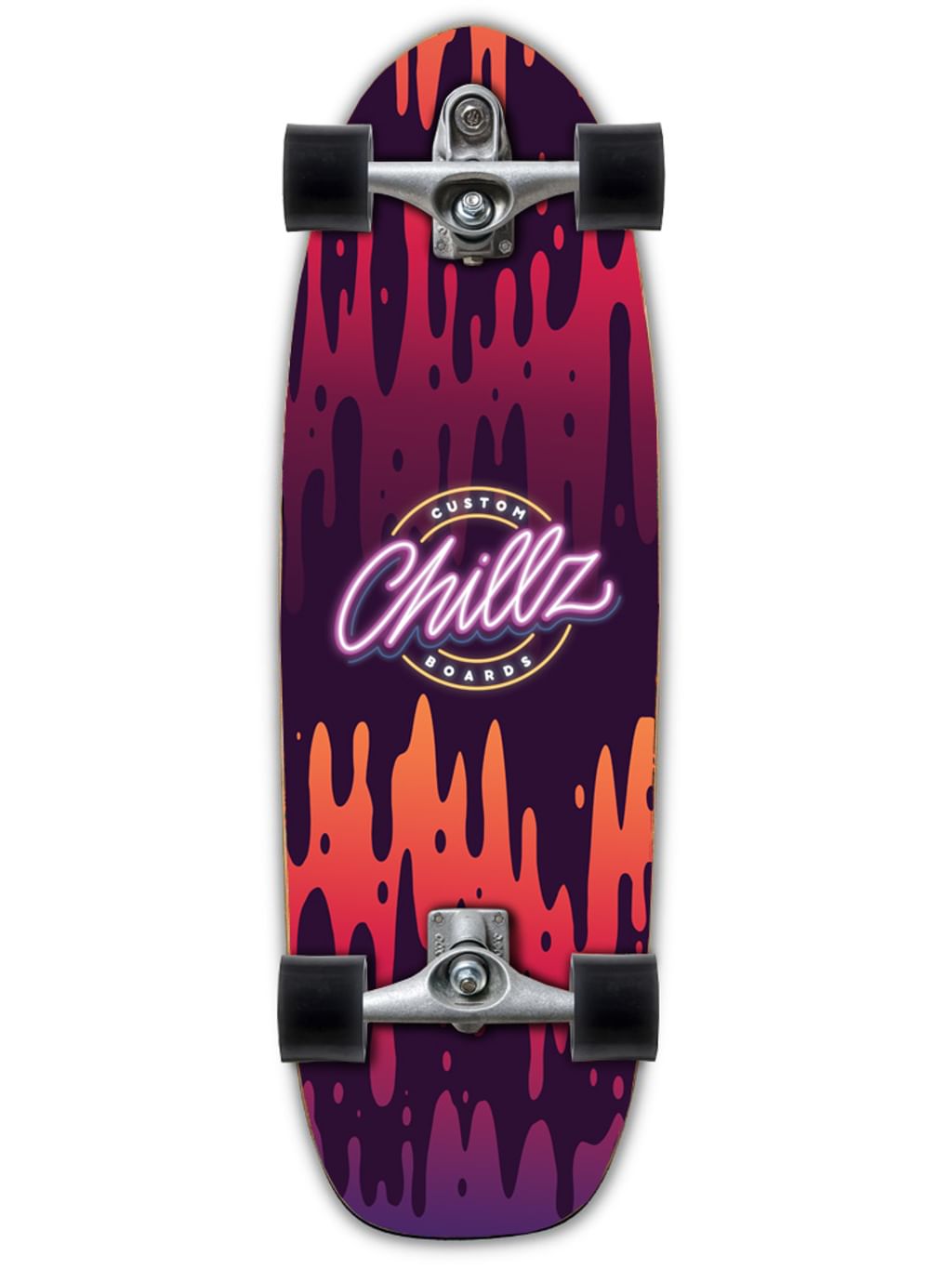 Chillz® Neon Vibes Surfskate - Cruiser 30,7"   