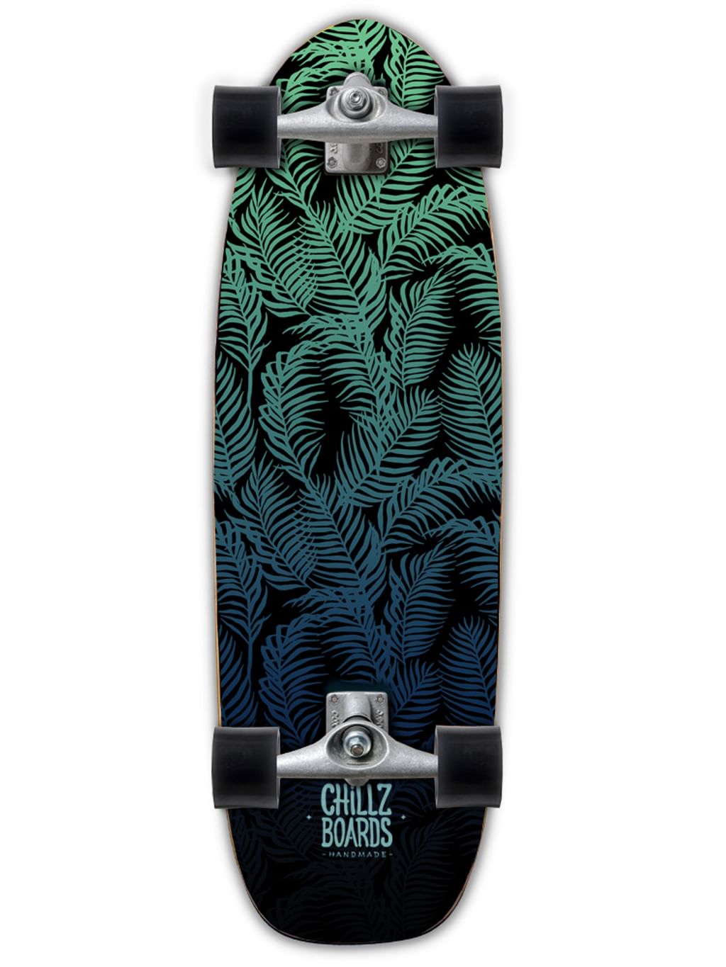 Chillz® Fern Flow Surfskate - Cruiser 30,7" Bambus   