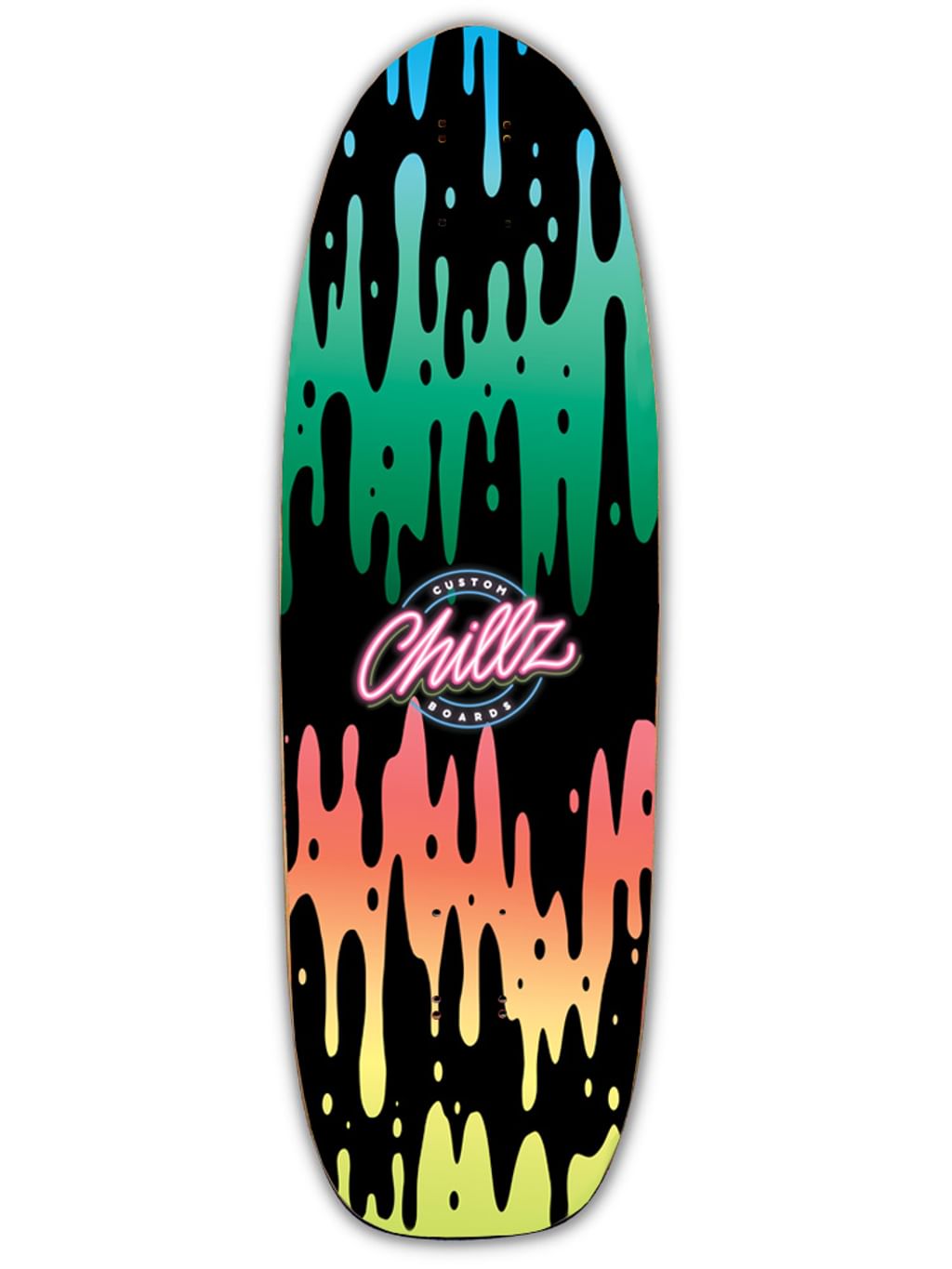 Chillz® Neon Vibes Green Surfskate - Cruiser 30,7"  