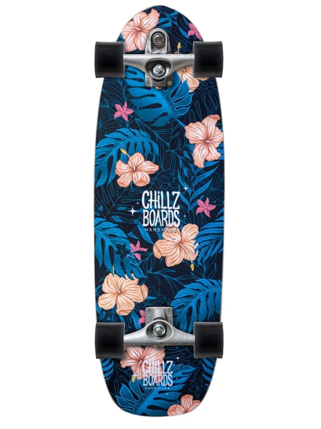 Chillz® Jungle Blue Surfskate - Cruiser 30,7" 