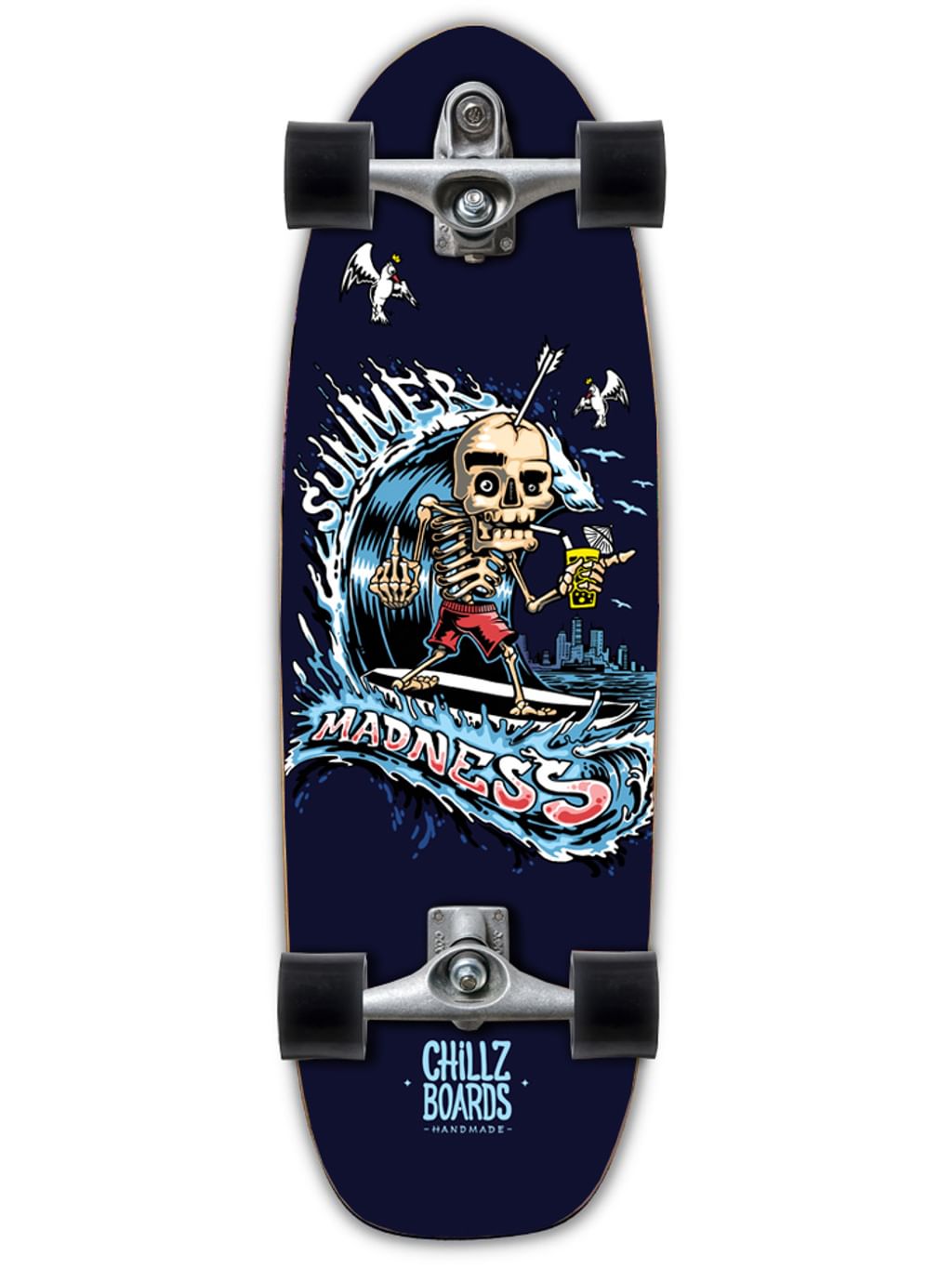 Chillz® Madness Surfskate - Cruiser 30,7"   