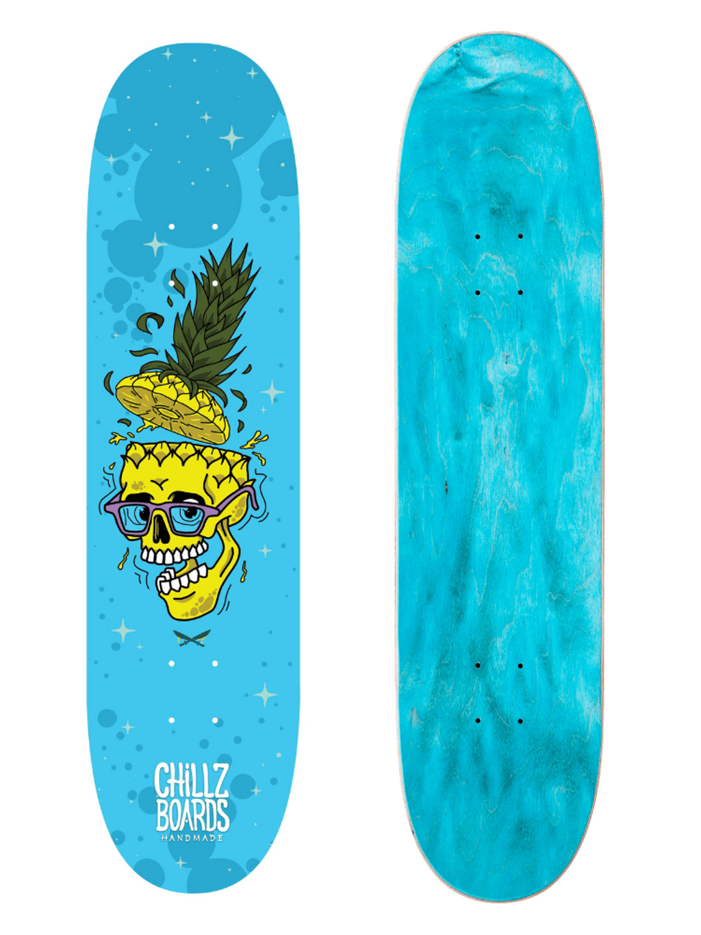 CHILLZ® Pineapple Blue 7.7″