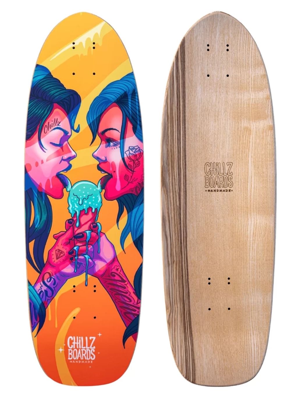 Chillz® The Licker Surfskate - Cruiser 30,7"  