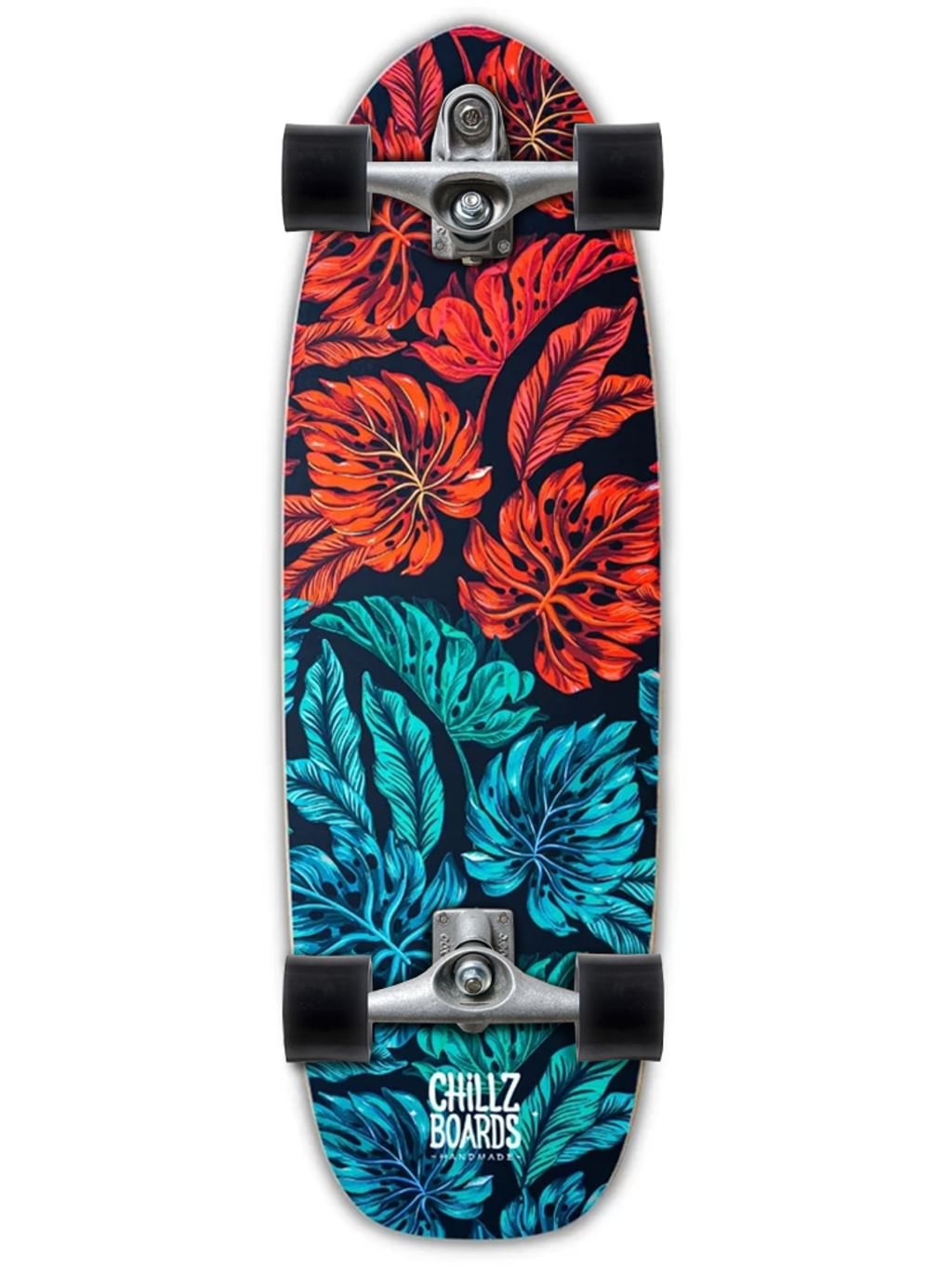 Chillz® Hypnotic Seaweed Surfskate - Cruiser 30,7" Bambus 