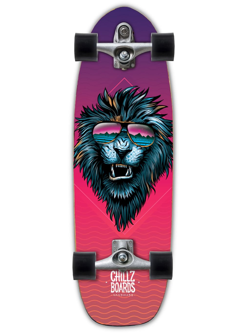 Chillz® Surf Lion Surfskate - Cruiser 30,7" Bambus    