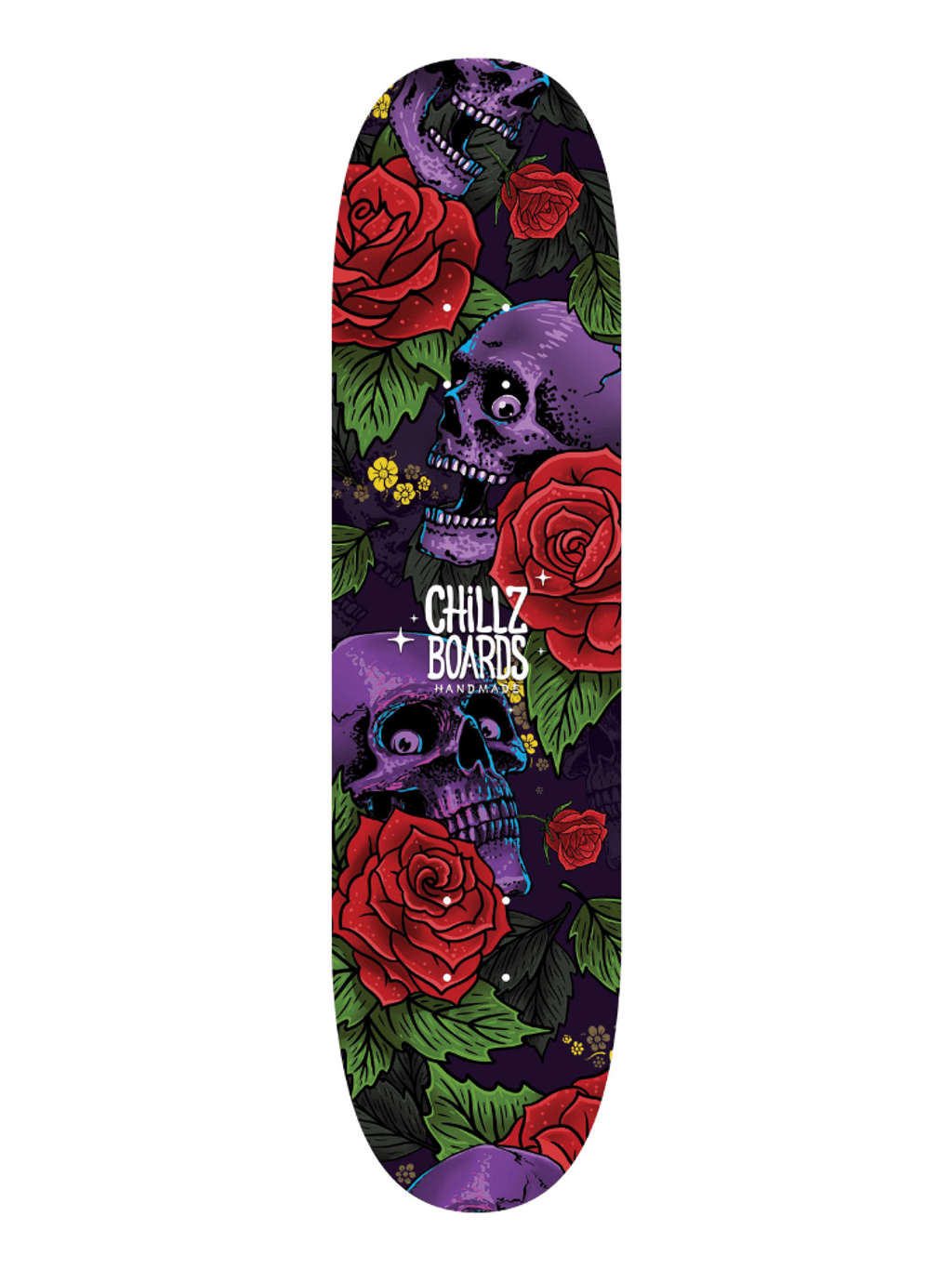CHILLZ® Skull Red 7.7″