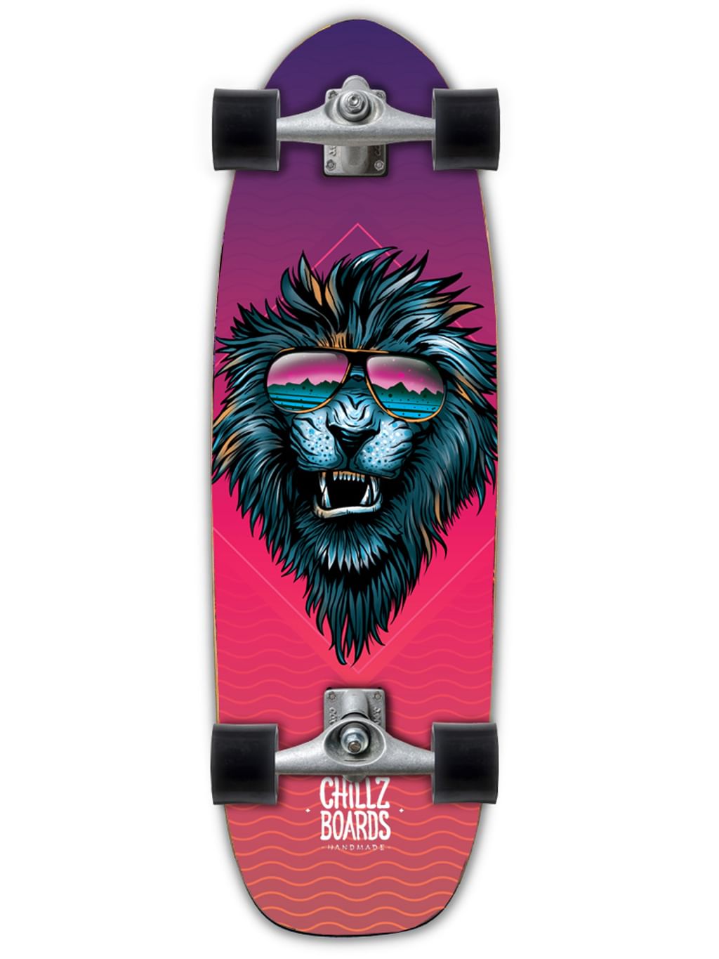 Chillz® Surf Lion Surfskate - Cruiser 30,7" Bambus    