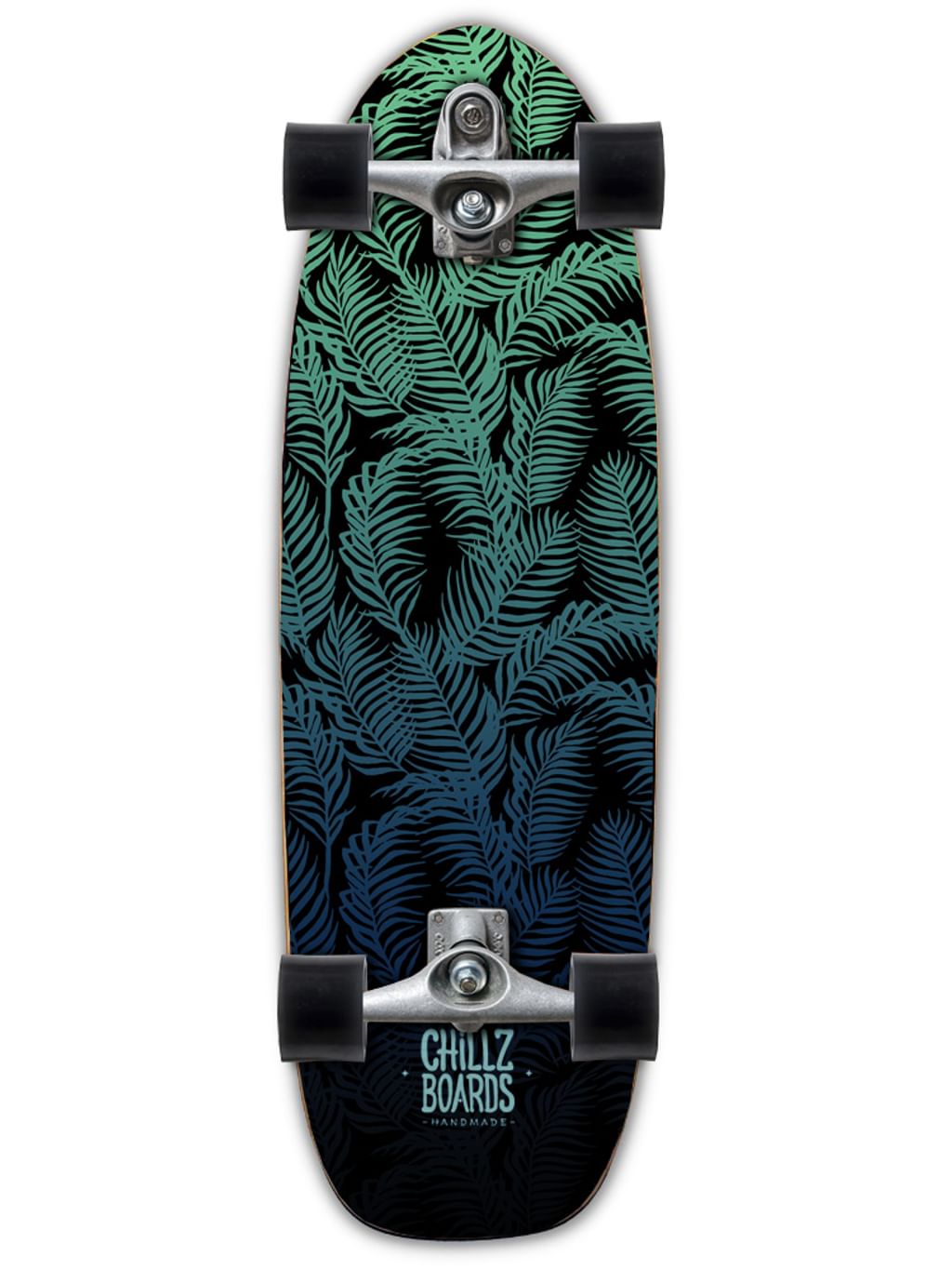 Chillz® Fern Flow Surfskate - Cruiser 30,7" Bambus   