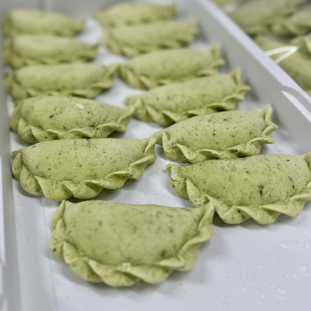 Pierogi ze szpinakiem