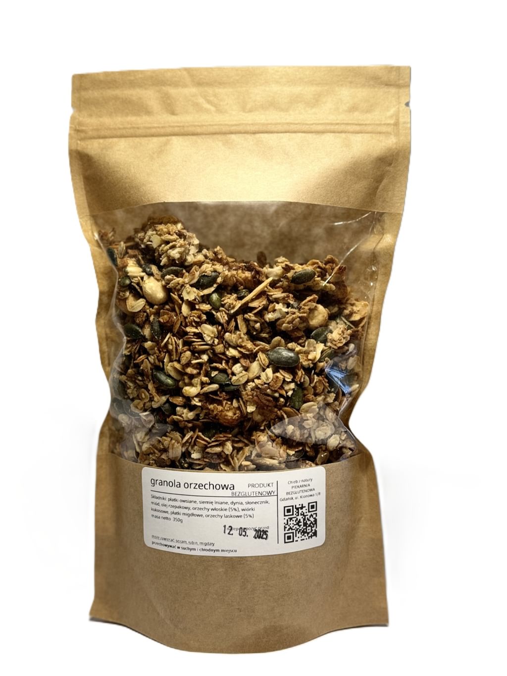Granola orzechowa