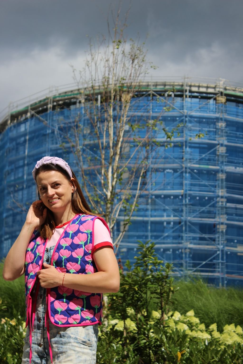 Pikowana kamizelka Poppies