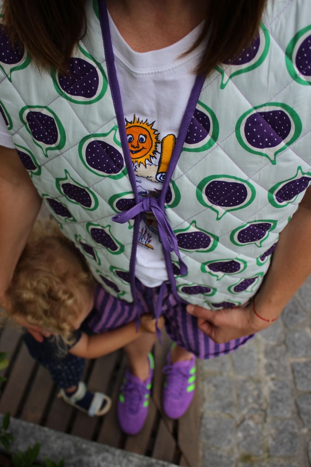 Pikowana kamizela Figs