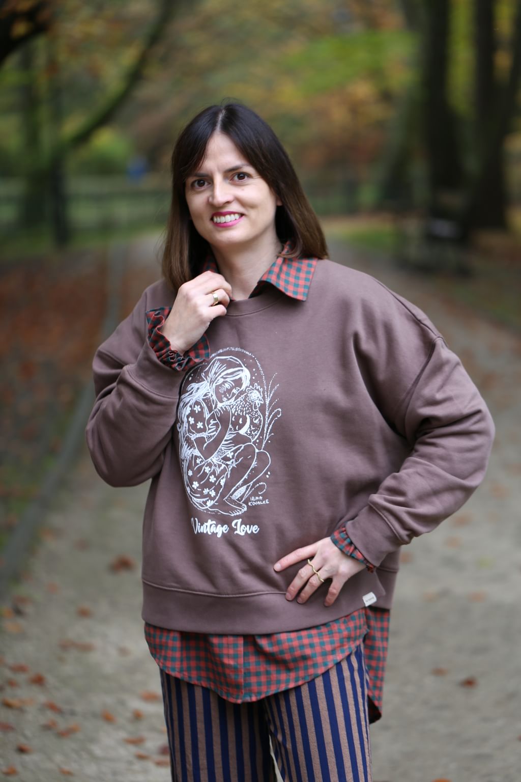 Bluza z grafiką Irmy Kovalke