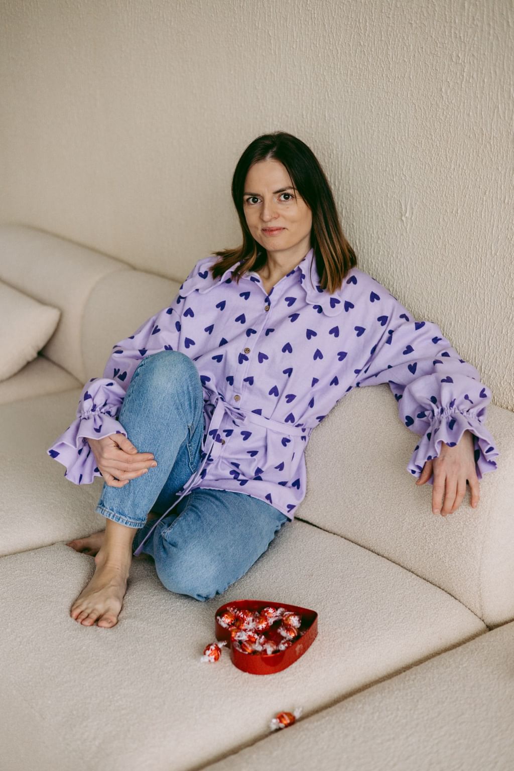 Koszula Hearts Violeta