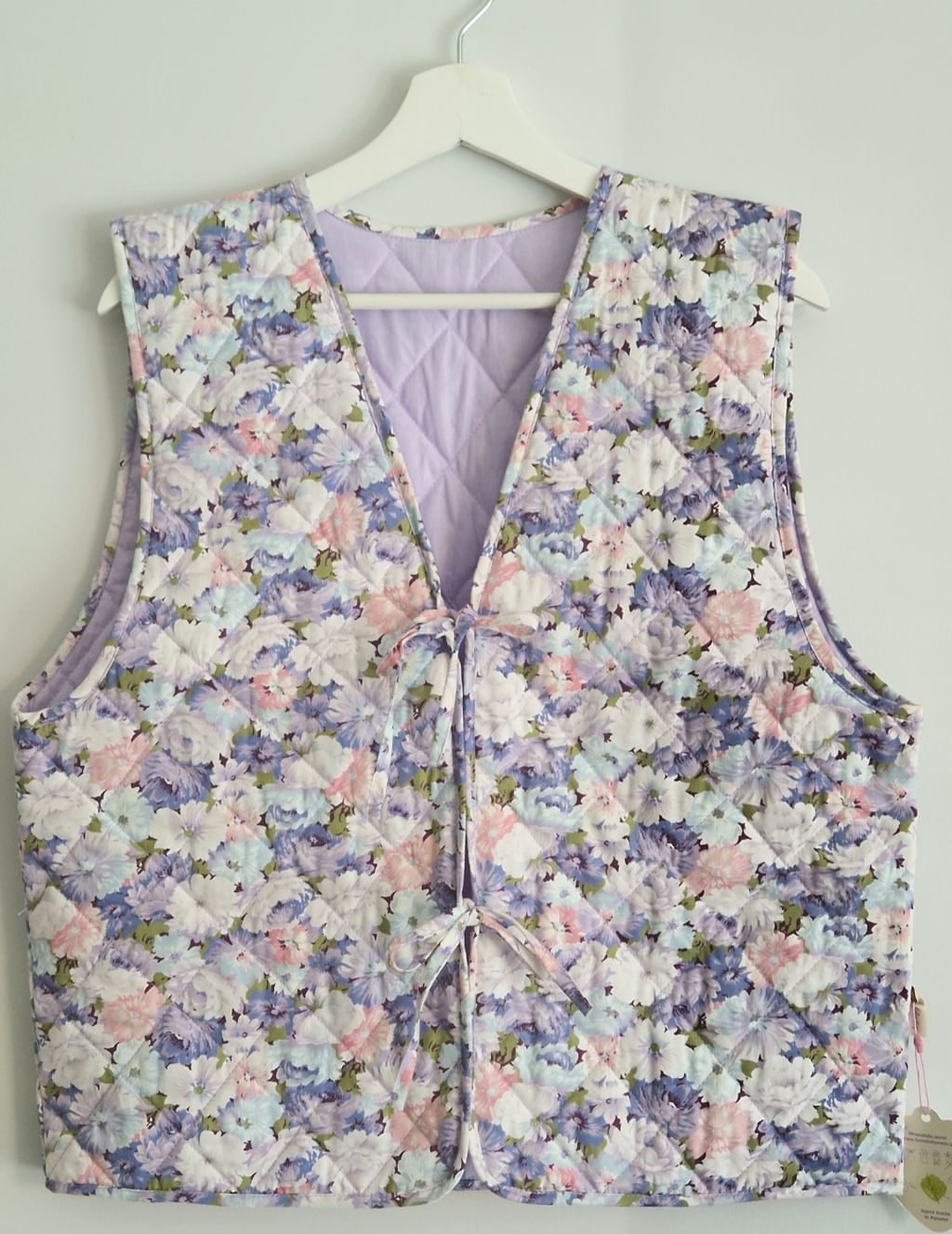 Pikowana kamizelka Retro Blue