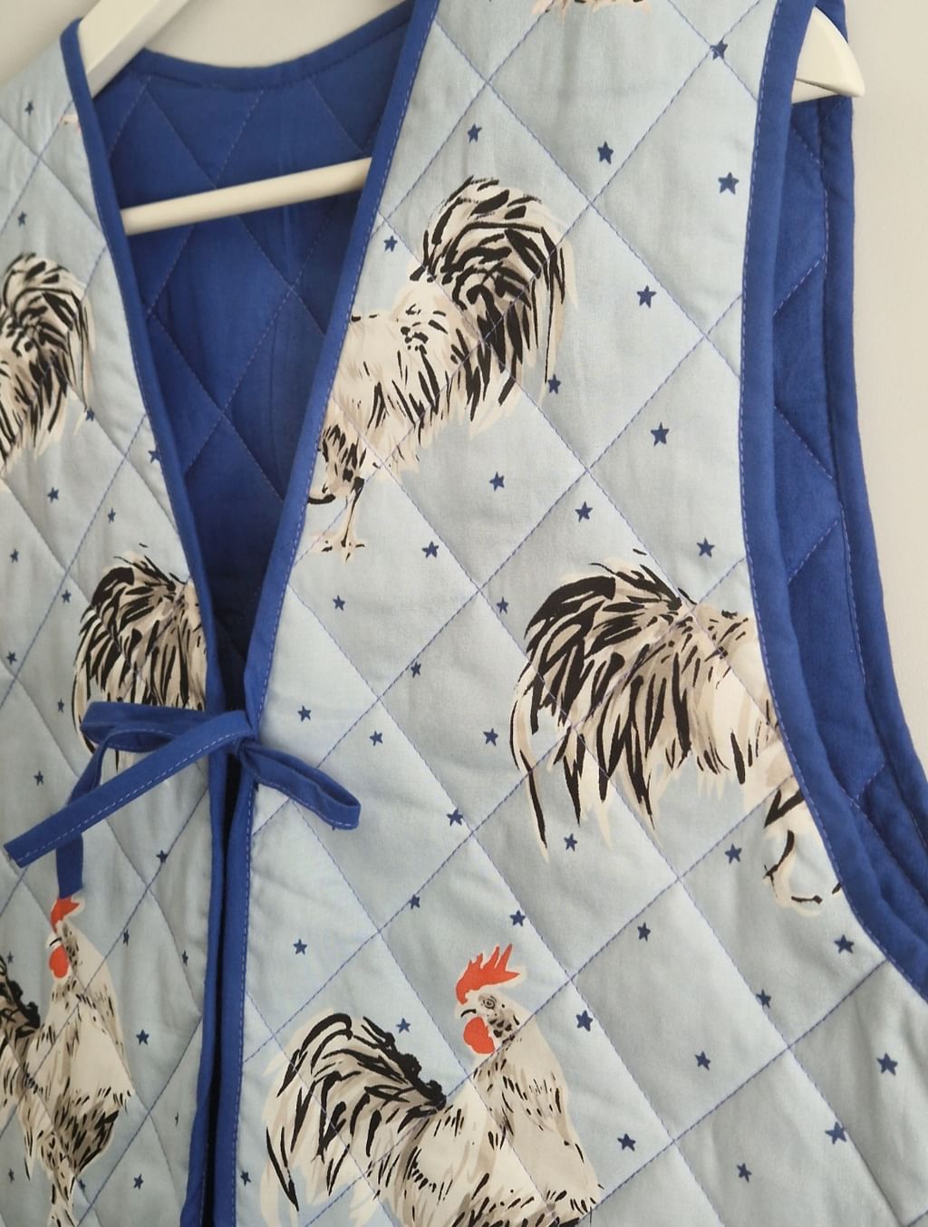 Pikowana kamizelka Roosters Blue