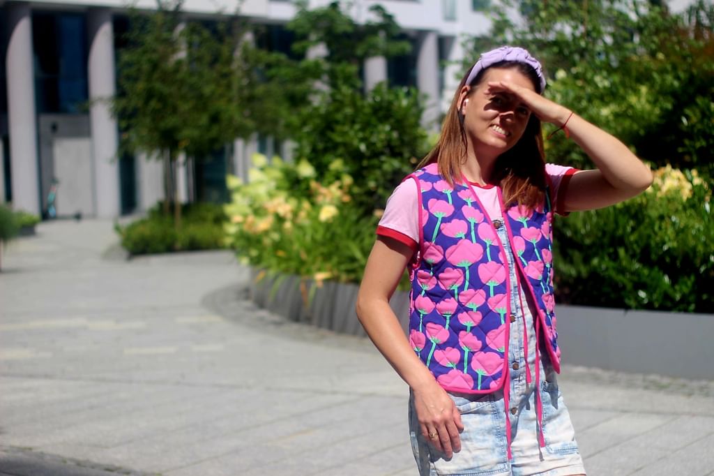 Pikowana kamizelka Poppies