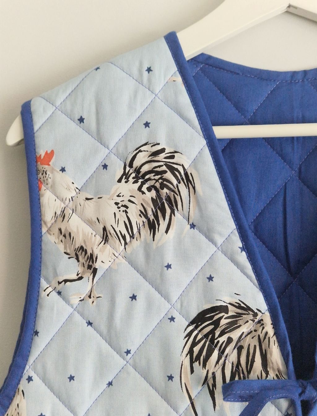 Pikowana kamizelka Roosters Blue