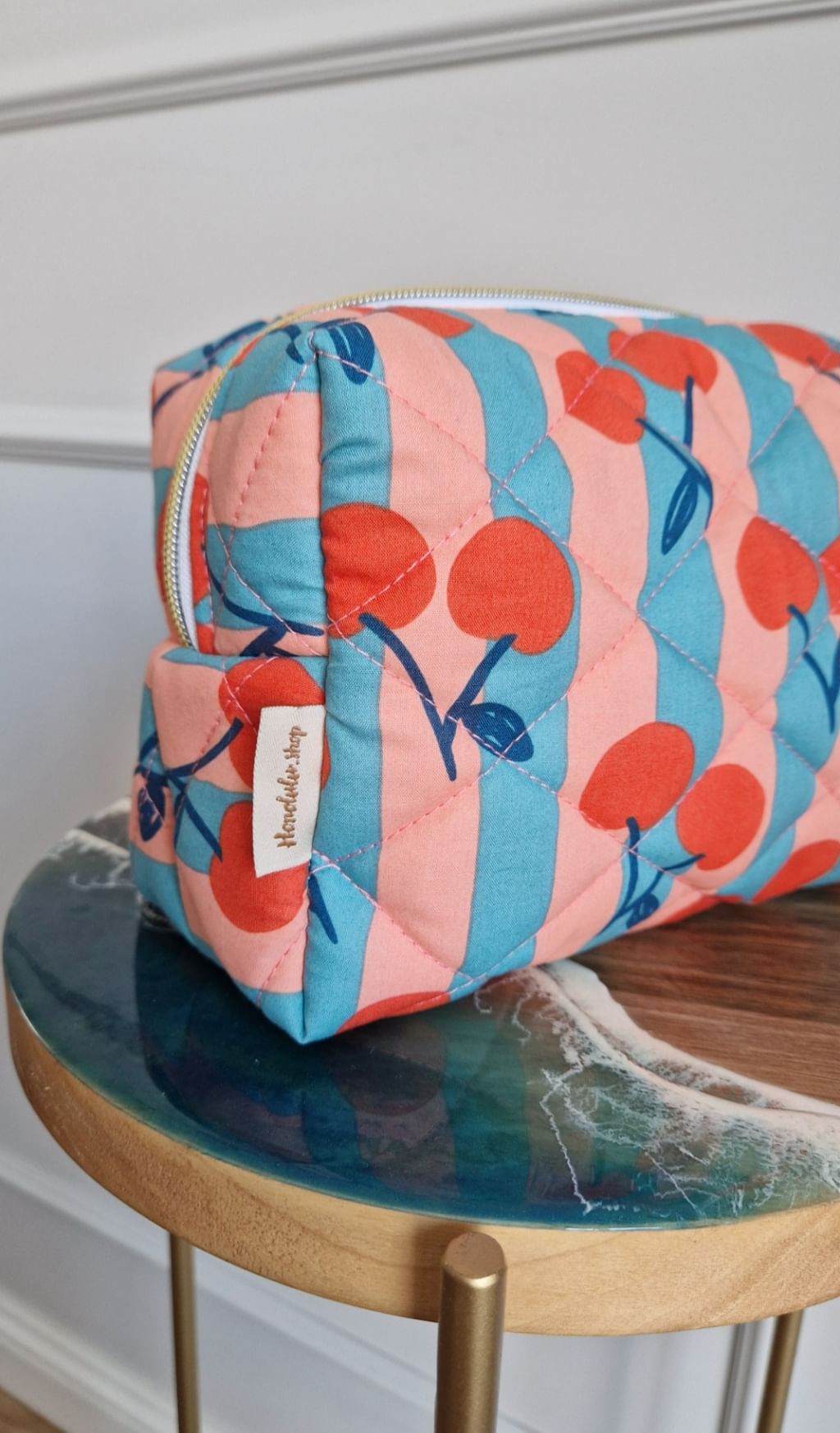 Kosmetyczka cherries 🍒  blue