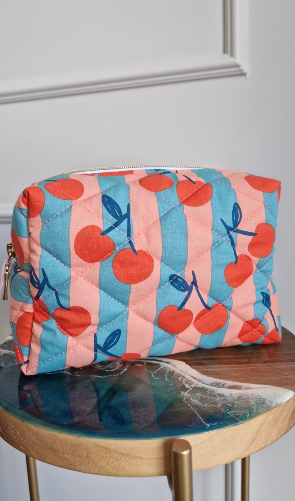 Kosmetyczka cherries 🍒  blue