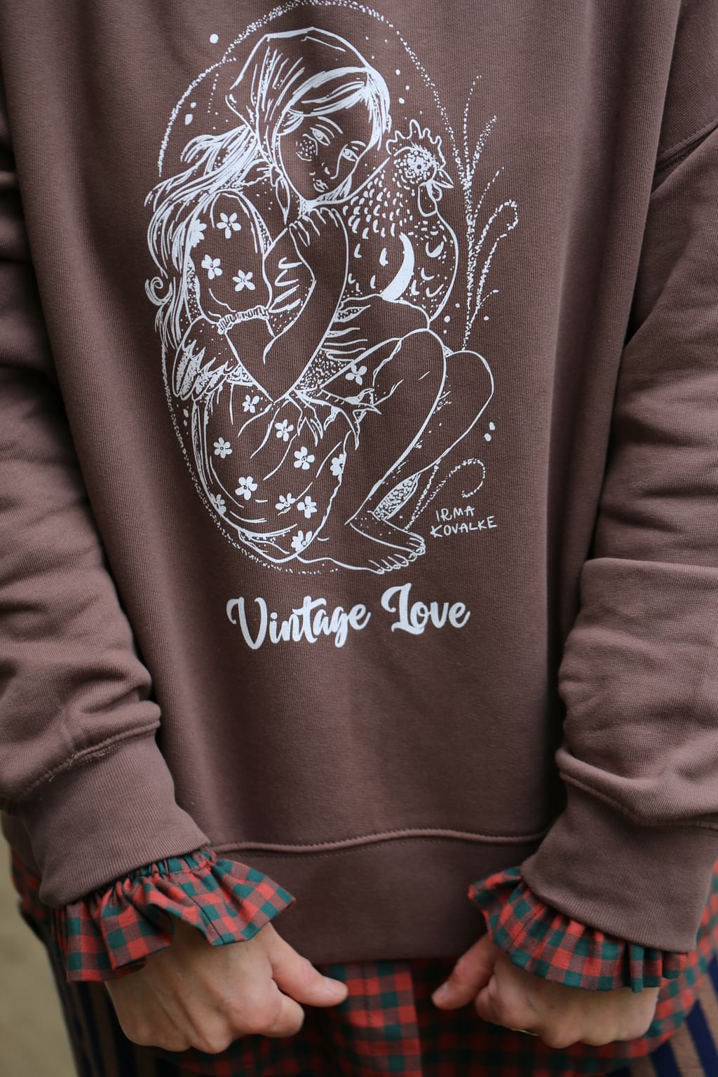 Bluza z grafiką Irmy Kovalke